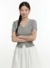 V-Neck Buttoned Crop Cardigan OL424 sold by Lewkin