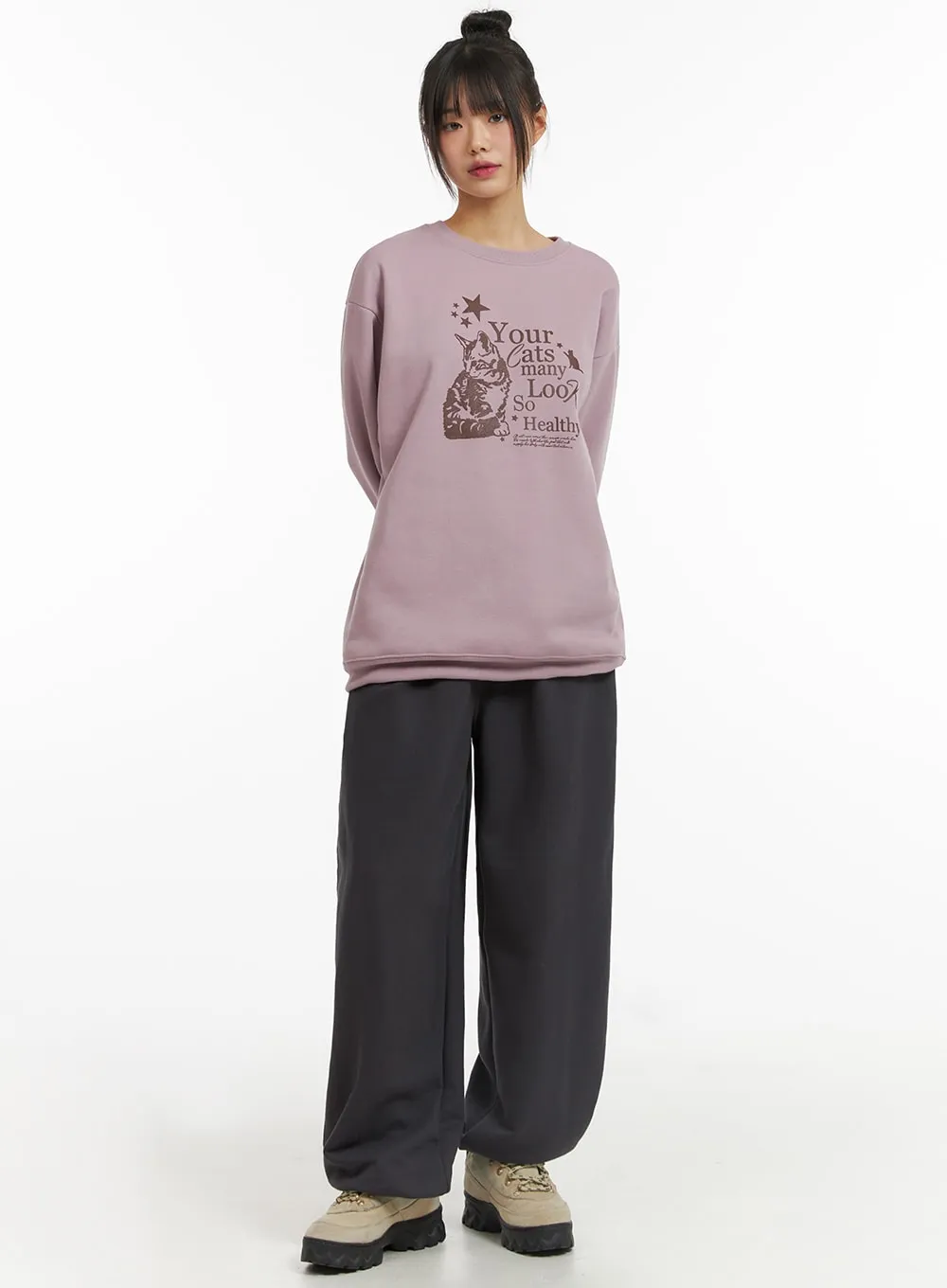 Solid Sweatpants CJ412 sold by Lewkin