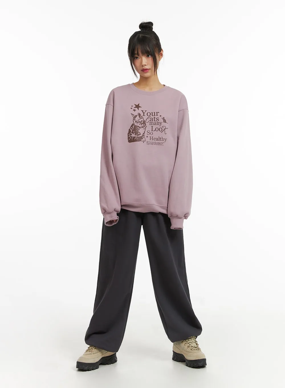 Solid Sweatpants CJ412 sold by Lewkin product image thumbnail 3