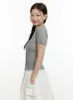 V-Neck Buttoned Crop Cardigan OL424 sold by Lewkin
