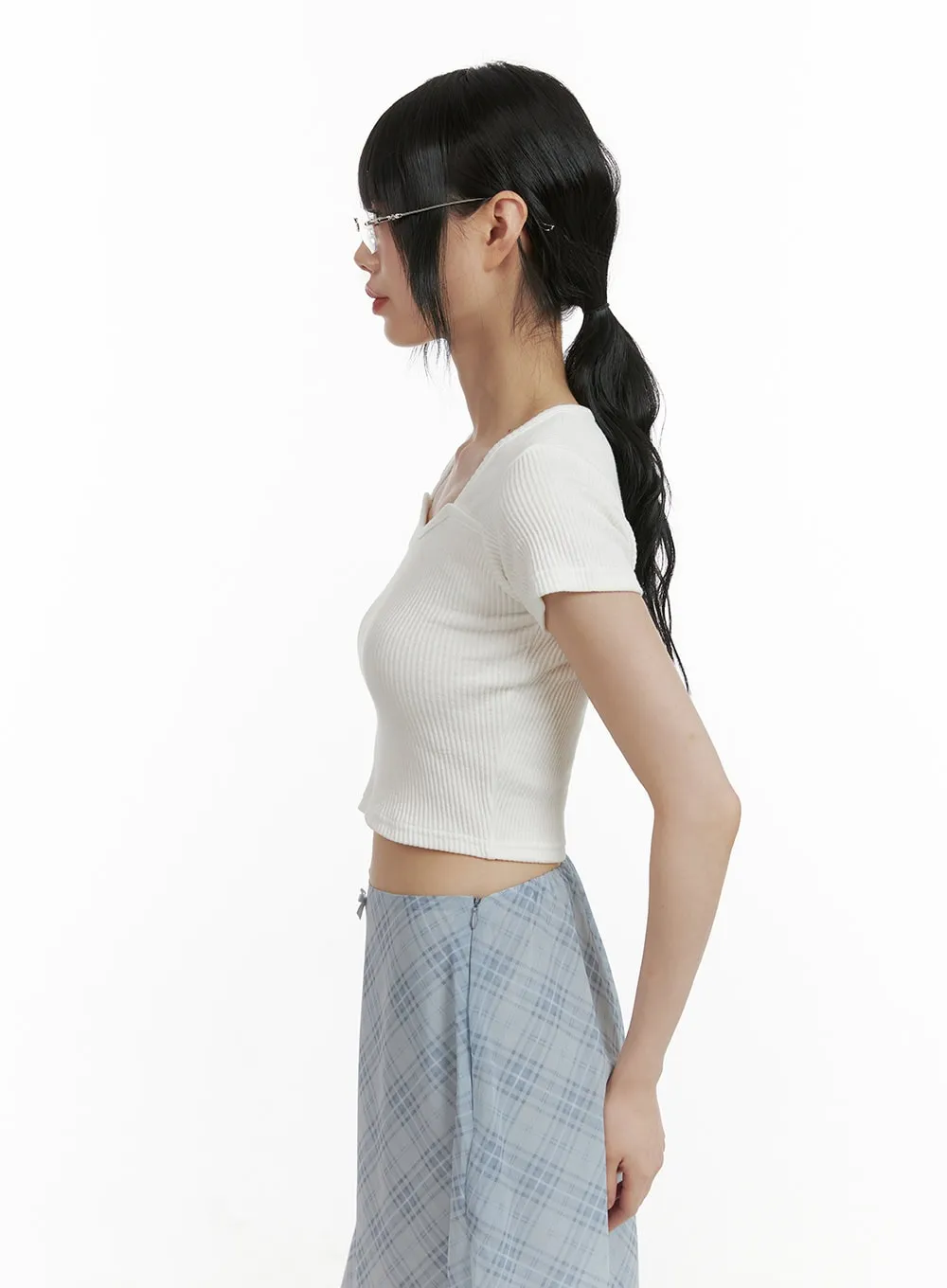 Cotton Crop Tee CU413 sold by Lewkin product image thumbnail 3