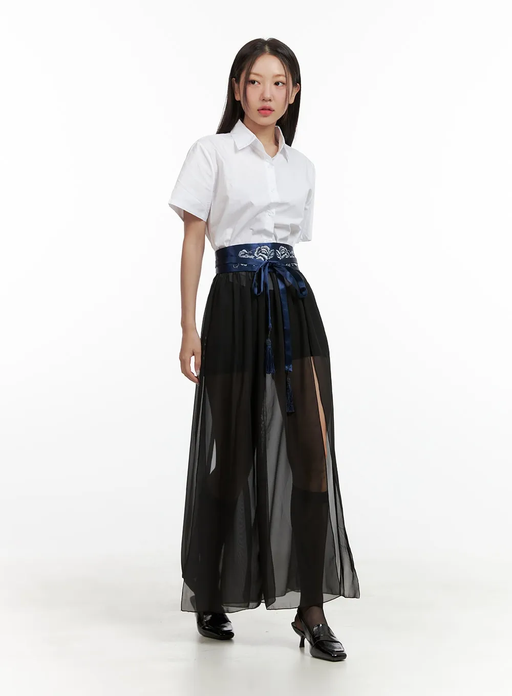 Loafer Heels OU404 sold by Lewkin product image thumbnail 2