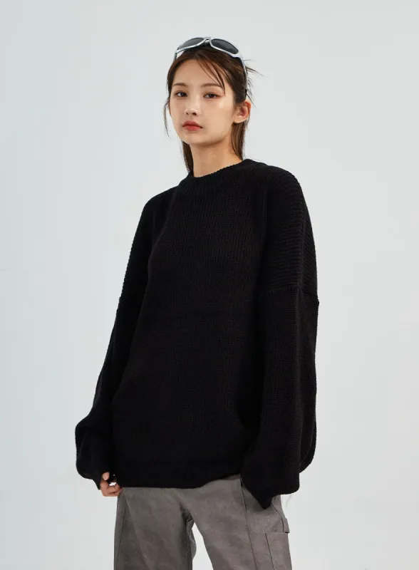 Sabrina Basic Loose Fit Knit CS27 sold by Lewkin