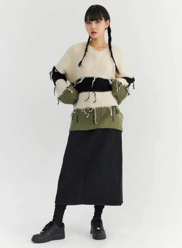 Classic Cotton Maxi Skirt CO330 sold by Lewkin