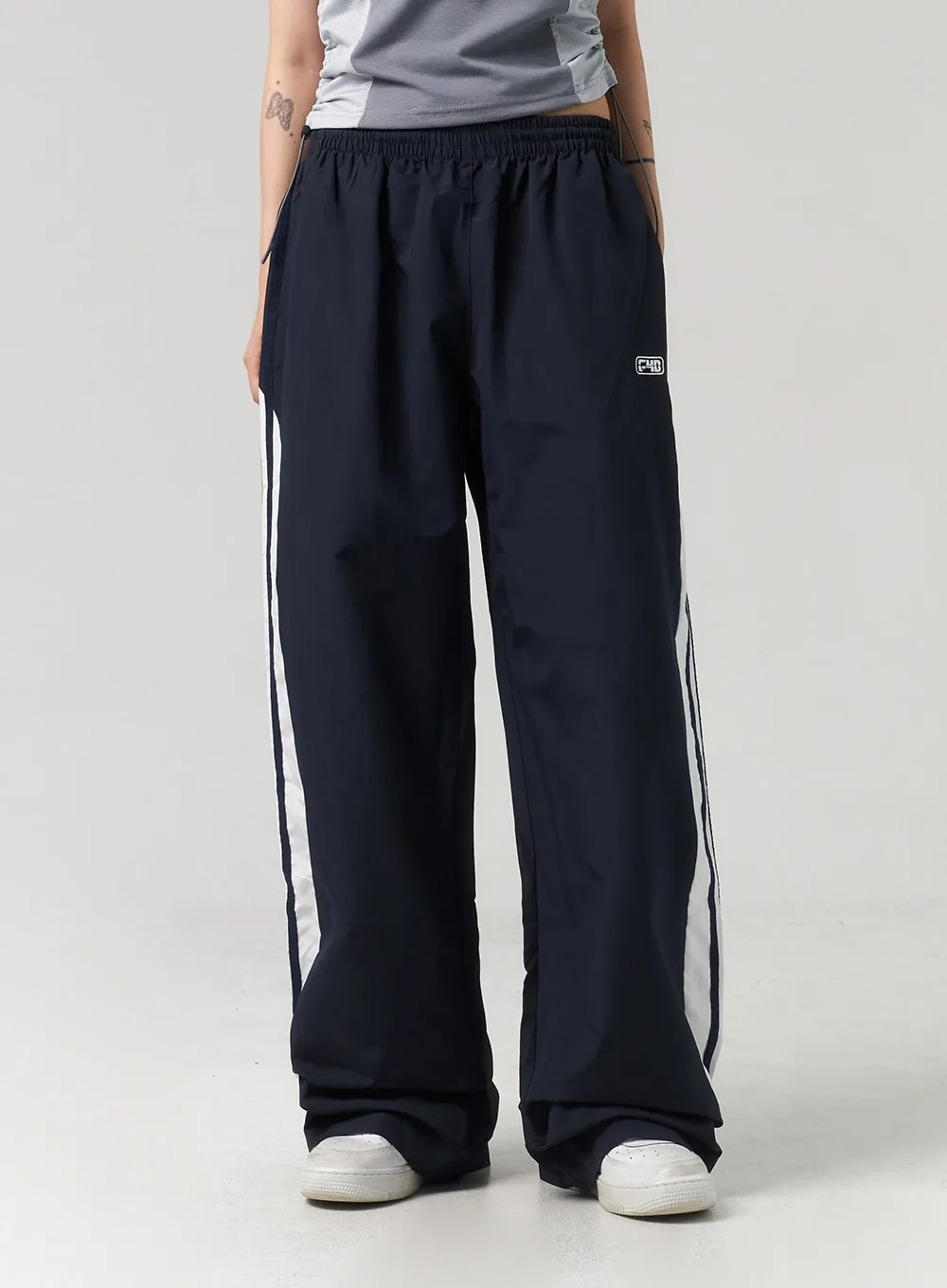 Side Stripe Track Pants CL313 sold by Lewkin product image thumbnail 2