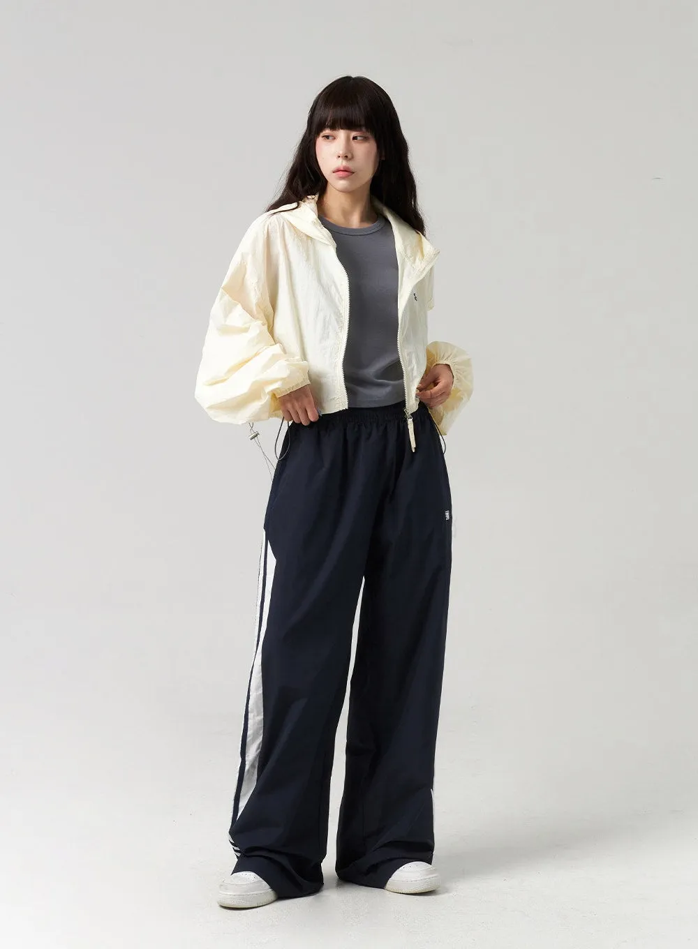 Side Stripe Track Pants CL313 sold by Lewkin product image thumbnail 4