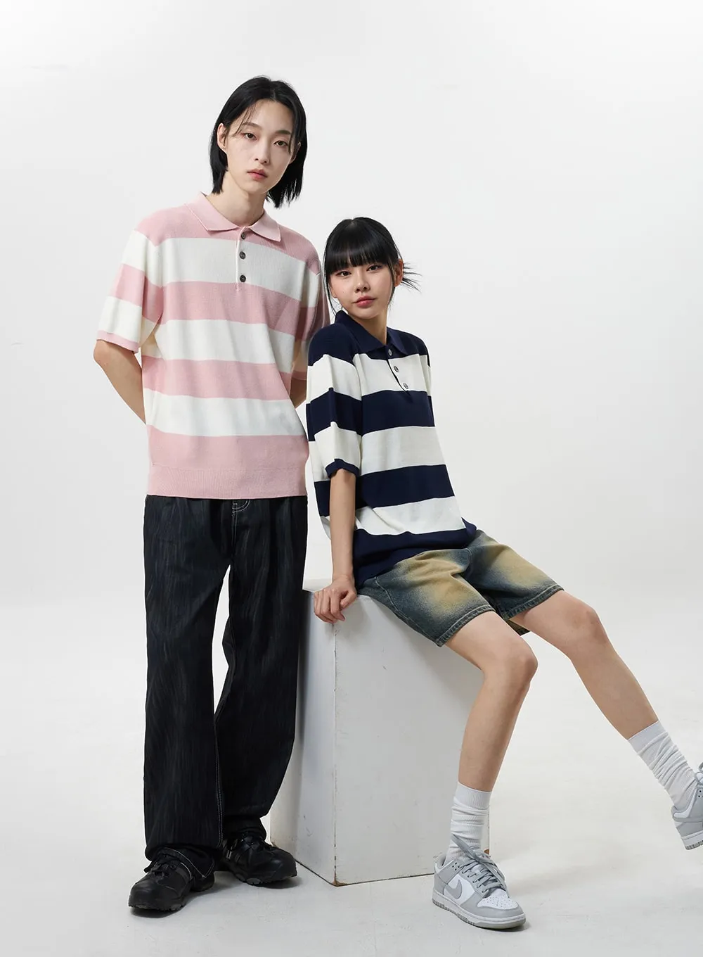 Dark Wash Jeans Unisex CY319 sold by Lewkin product image thumbnail 4