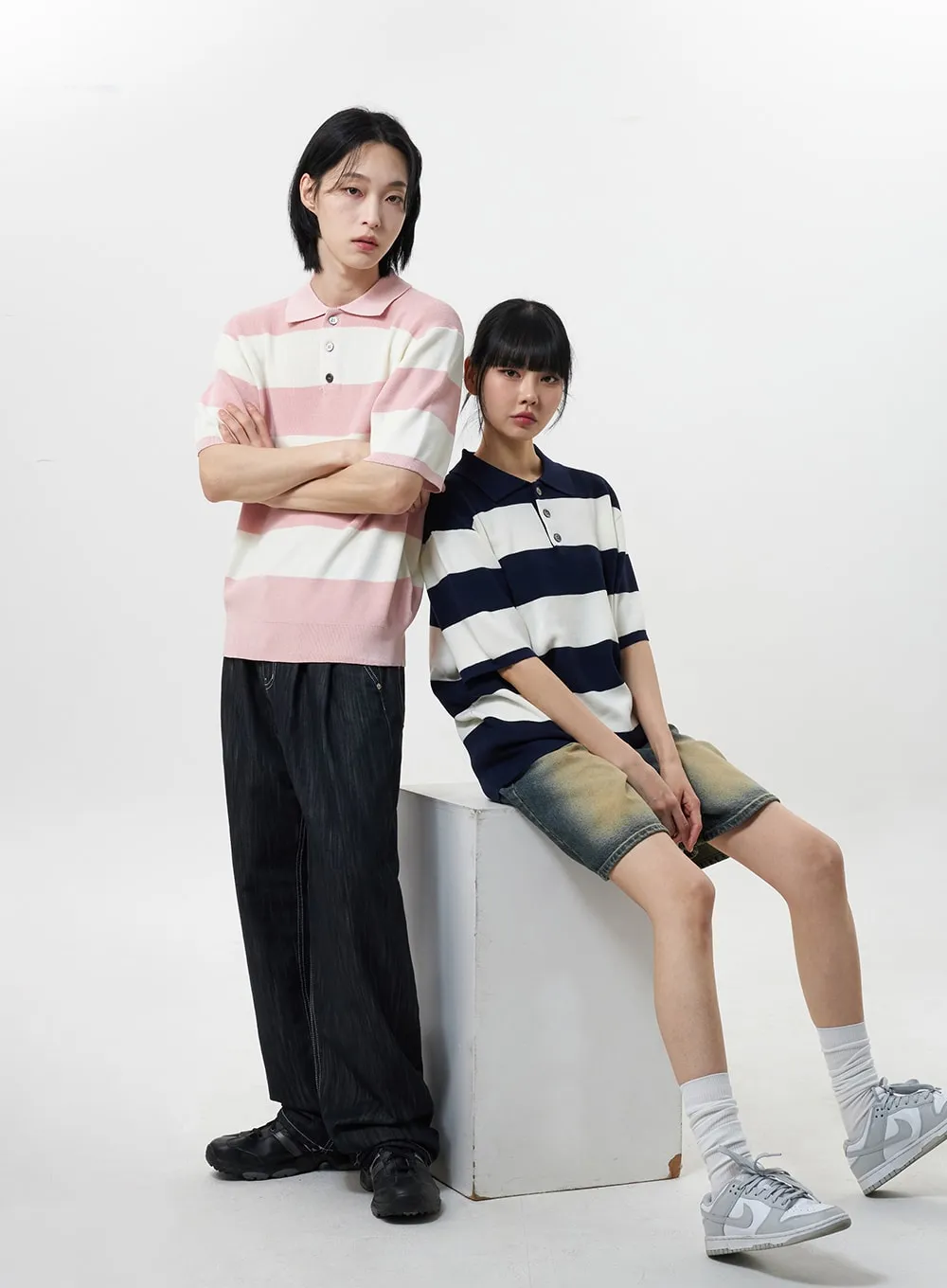 Dark Wash Jeans Unisex CY319 sold by Lewkin product image thumbnail 3