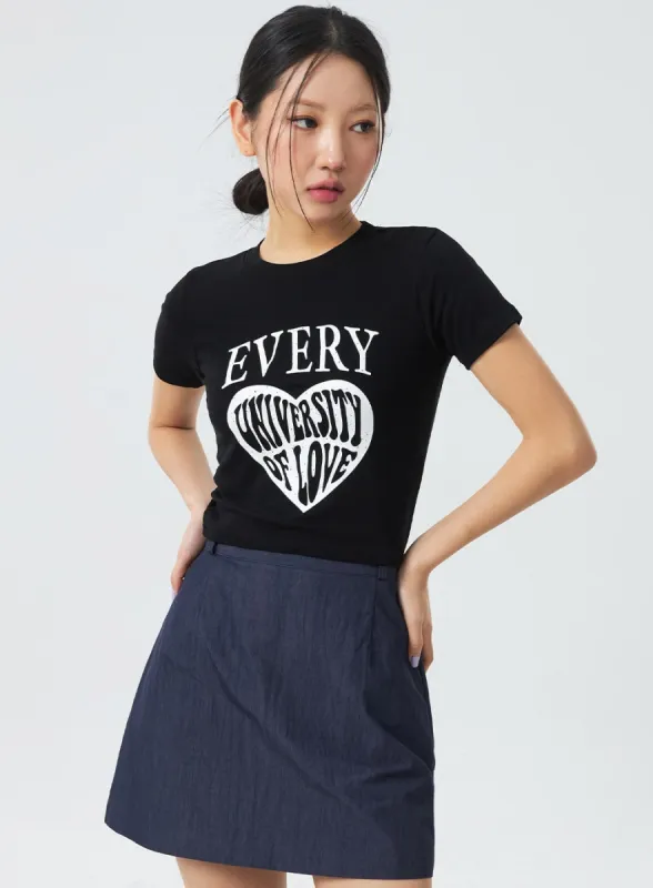 Heart Tee CM327 sold by Lewkin