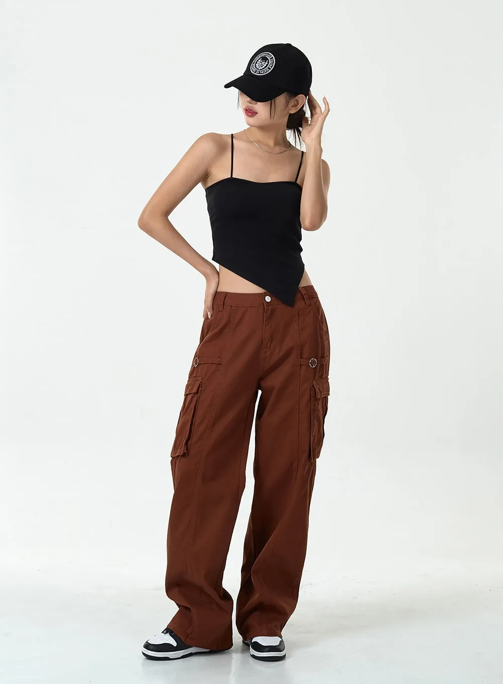 Thin Strap Top With Cups Inside CG10 sold by Lewkin product image thumbnail 4