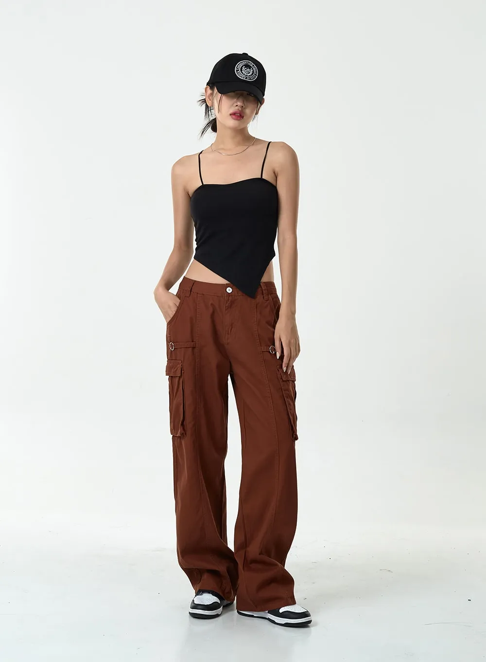 Thin Strap Top With Cups Inside CG10 sold by Lewkin product image thumbnail 3