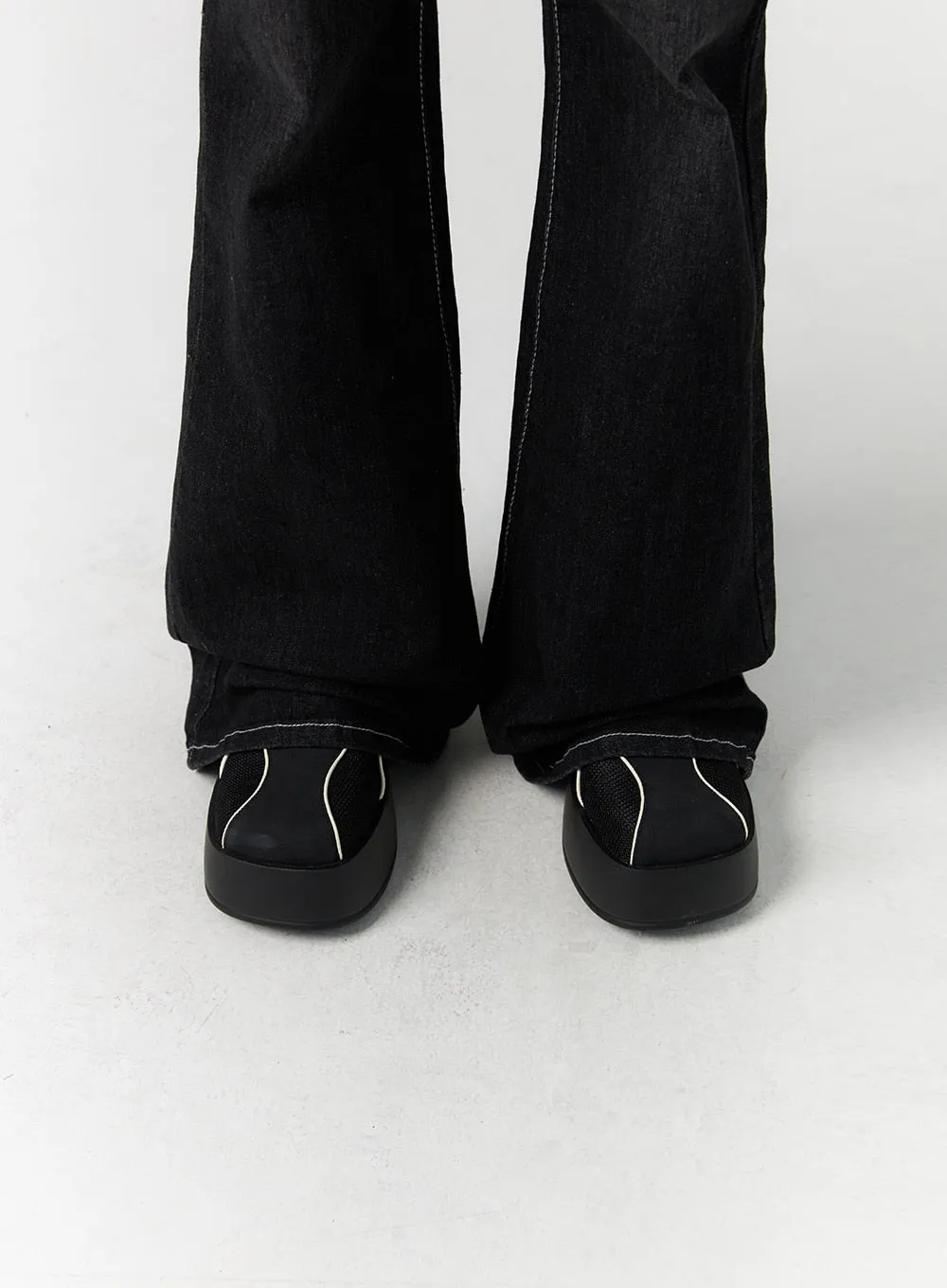 Faux Leather Platform Mules CS314 sold by Lewkin product image thumbnail 4