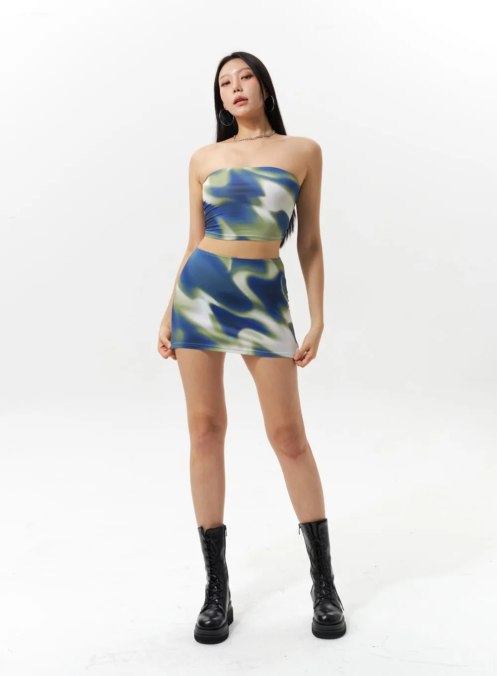 Mixed Color Tube Top IU322 sold by Lewkin product image thumbnail 2