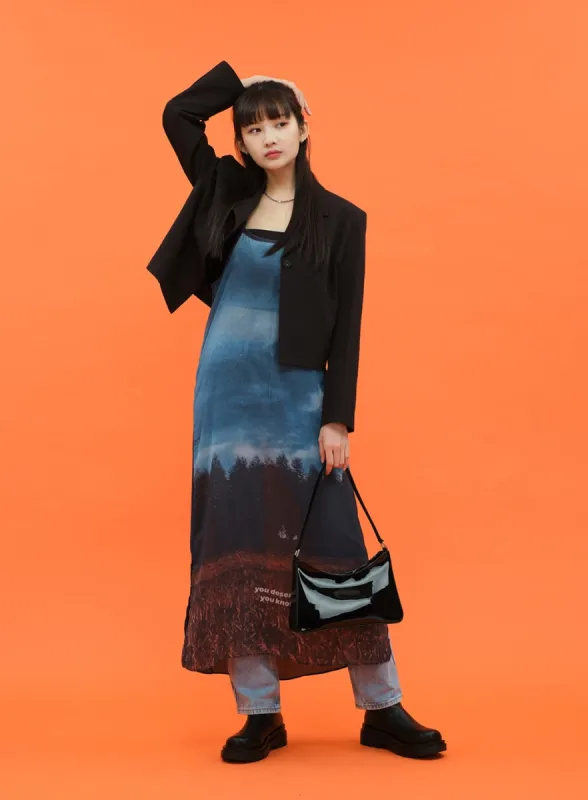 One Button Cropped Jacket CM30 sold by Lewkin