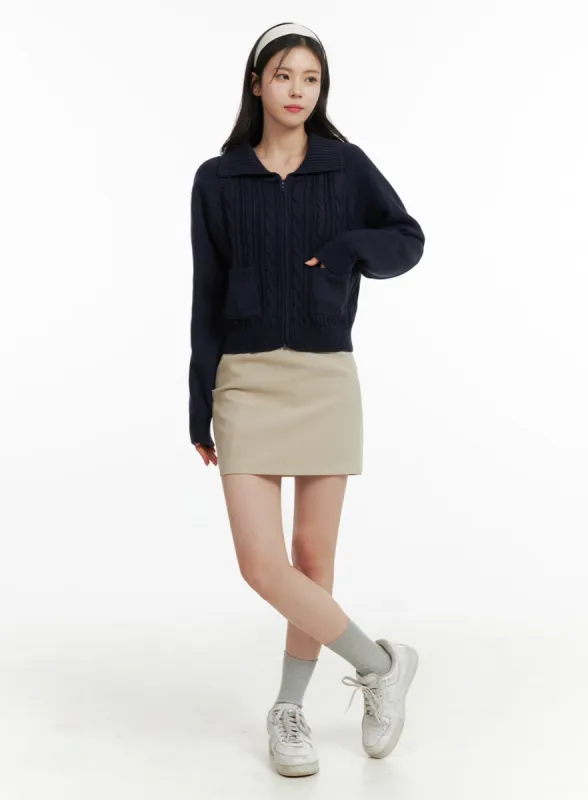 Basic Mini Skirt OF414 sold by Lewkin