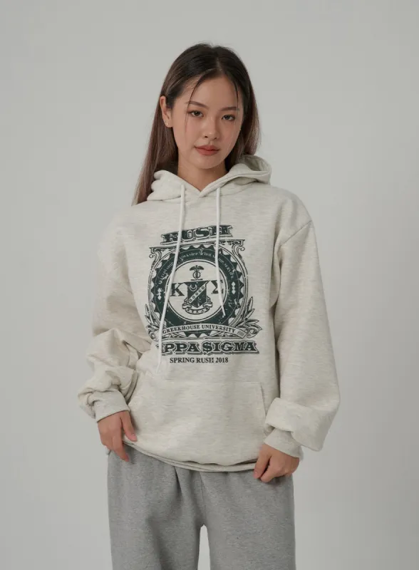 Printed Hooded Sweatshirt CN08 sold by Lewkin