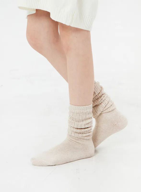 Knitted Leg Warmer Socks BS19 sold by Lewkin