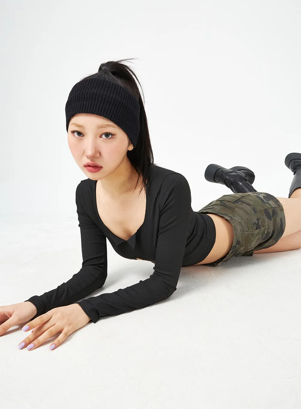 Scoop Neck Star Top CM323 sold by Lewkin product image thumbnail 2