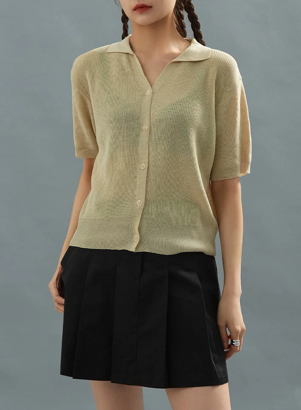Basic Cardigan CU22 sold by Lewkin product image thumbnail 2