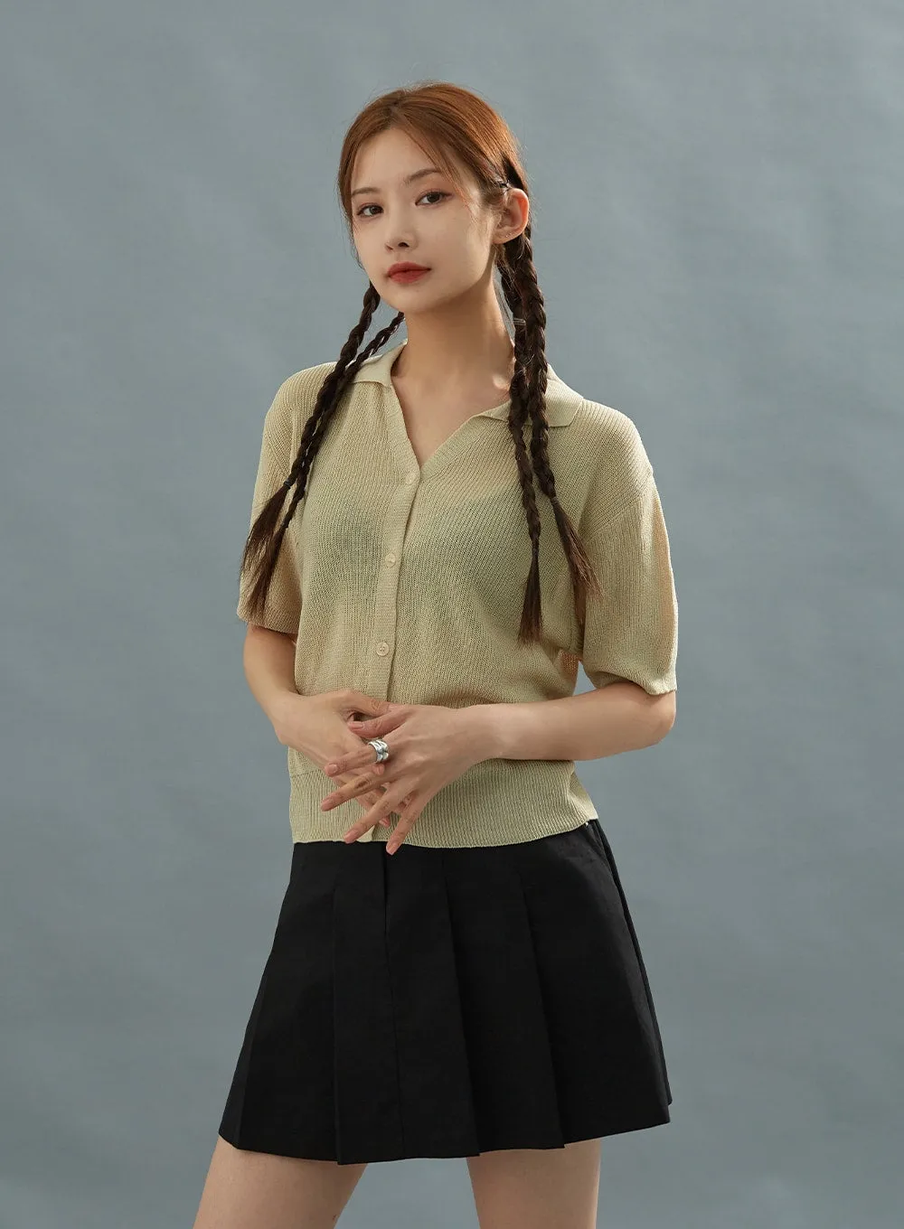 Basic Cardigan CU22 sold by Lewkin product image thumbnail 5