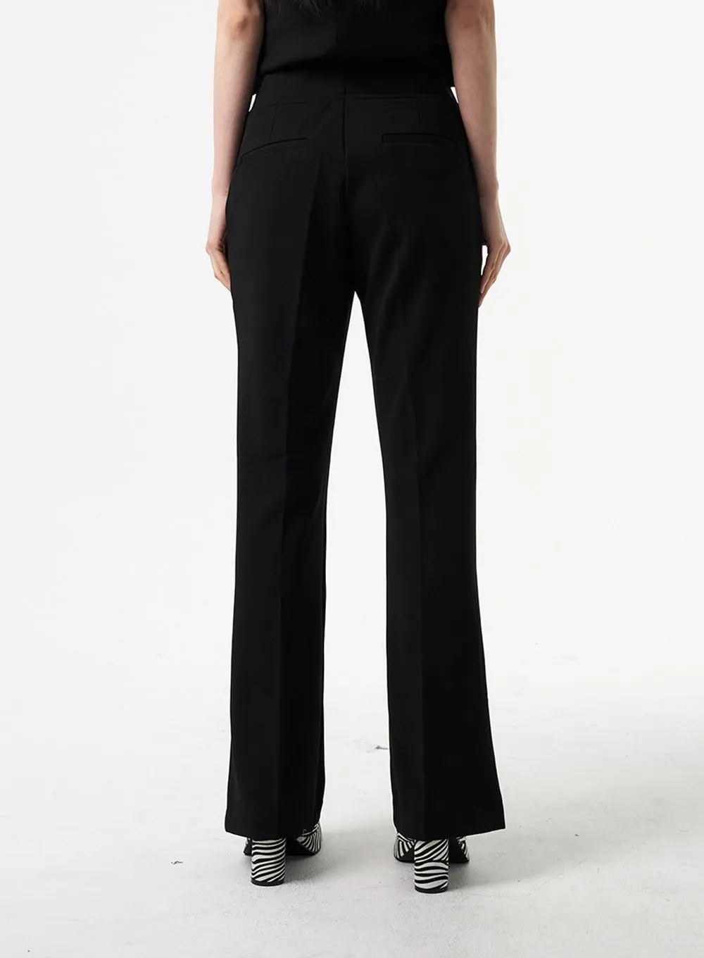 Bootcut Tailored Pants IA325 sold by Lewkin product image thumbnail 5