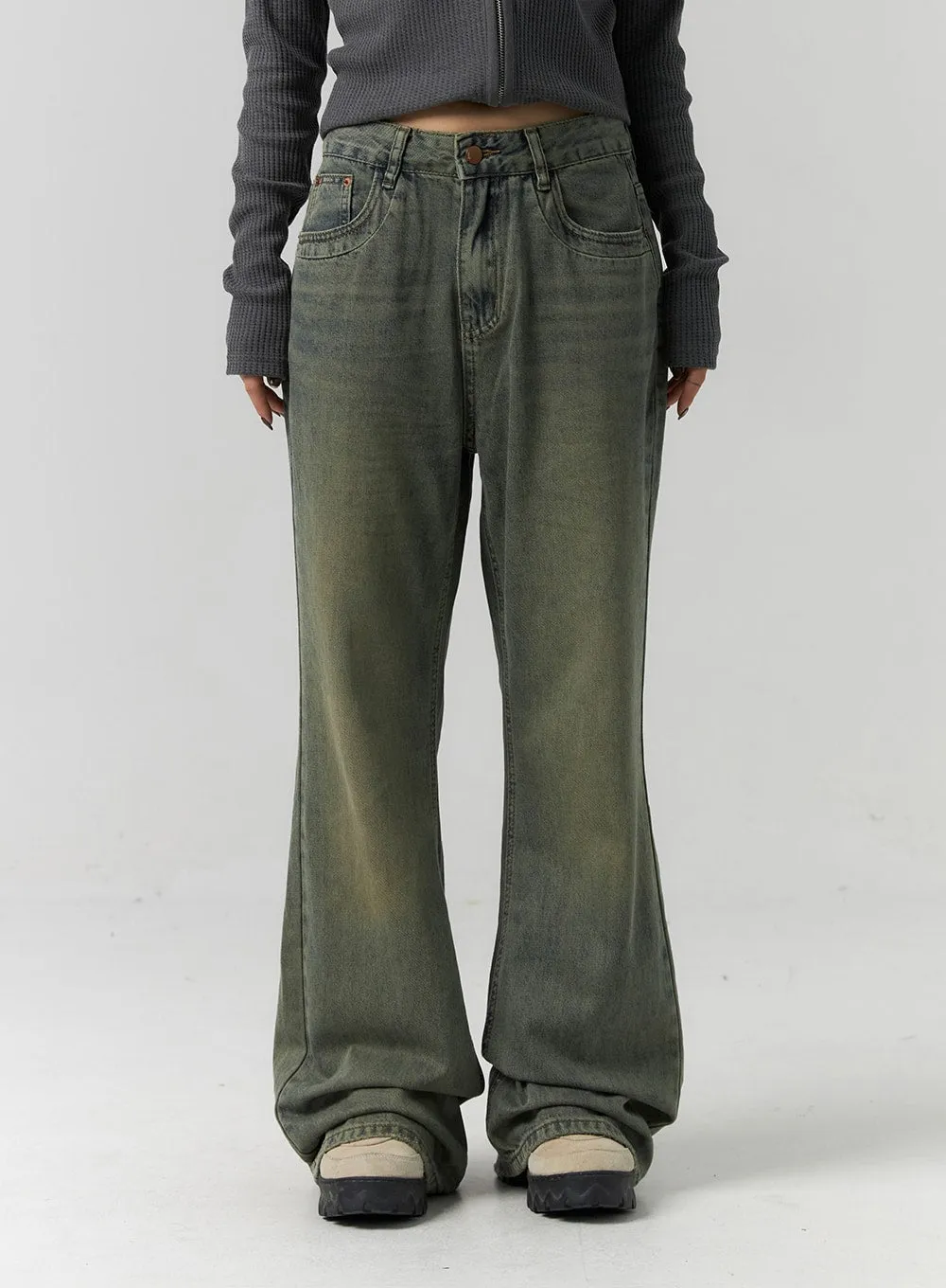 Wide Fit Bootcut Jeans CS314 sold by Lewkin product image thumbnail 5