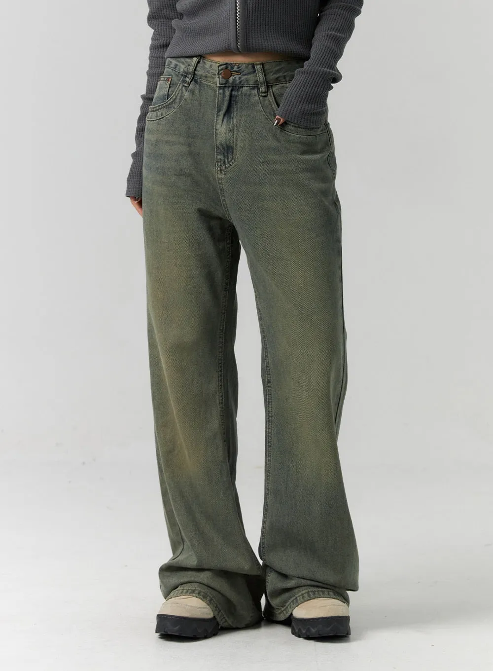 Wide Fit Bootcut Jeans CS314 sold by Lewkin product image thumbnail 2