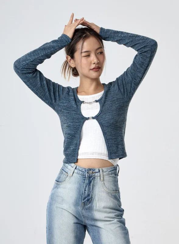 Double Chain Cardigan CG25 sold by Lewkin