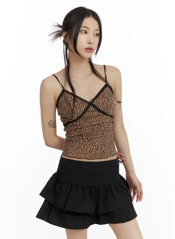 Sweetheart Leopard Print Tank Top CF429 sold by Lewkin