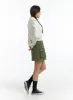 Denim High Waist Cargo Mini Skirt OJ415 sold by Lewkin