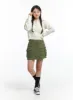 Denim High Waist Cargo Mini Skirt OJ415 sold by Lewkin