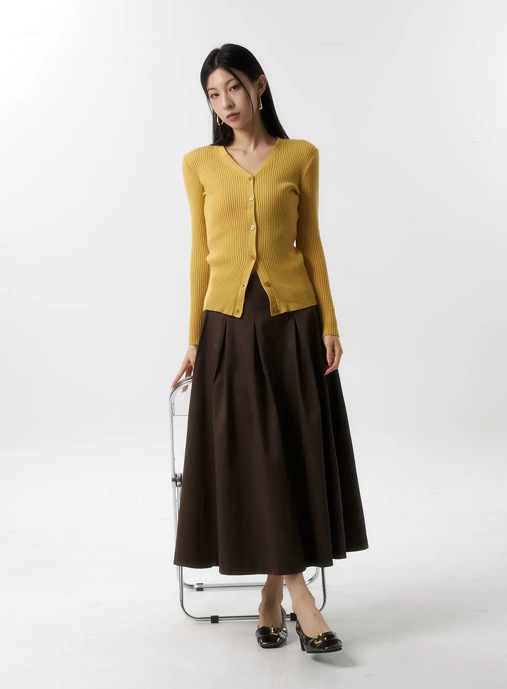 Faux Leather Sling Back Heels IS315 sold by Lewkin product image thumbnail 2