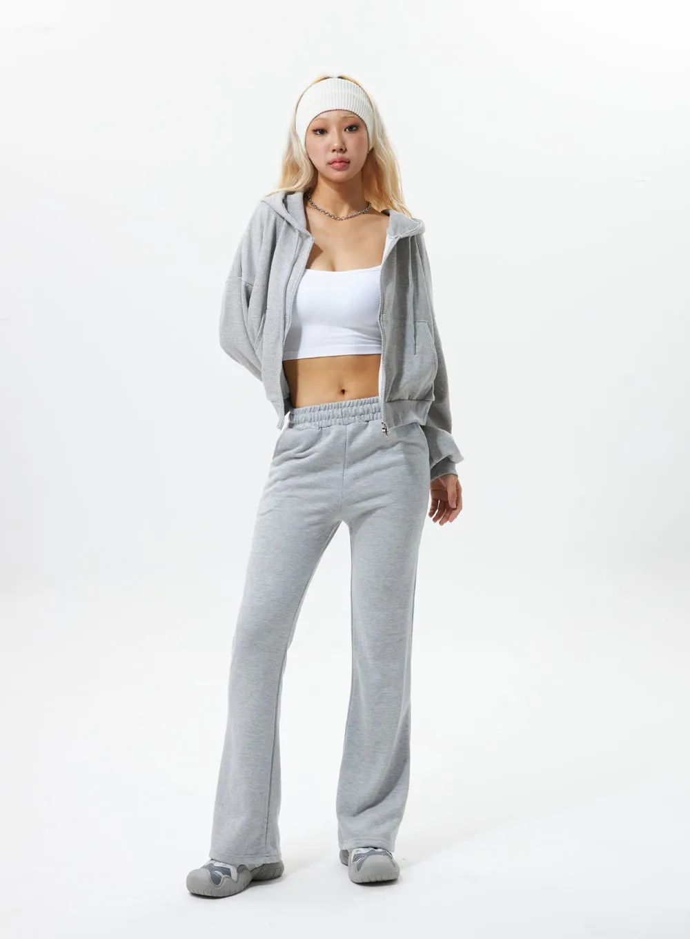 Flared Track Pants IS319 sold by Lewkin product image thumbnail 3