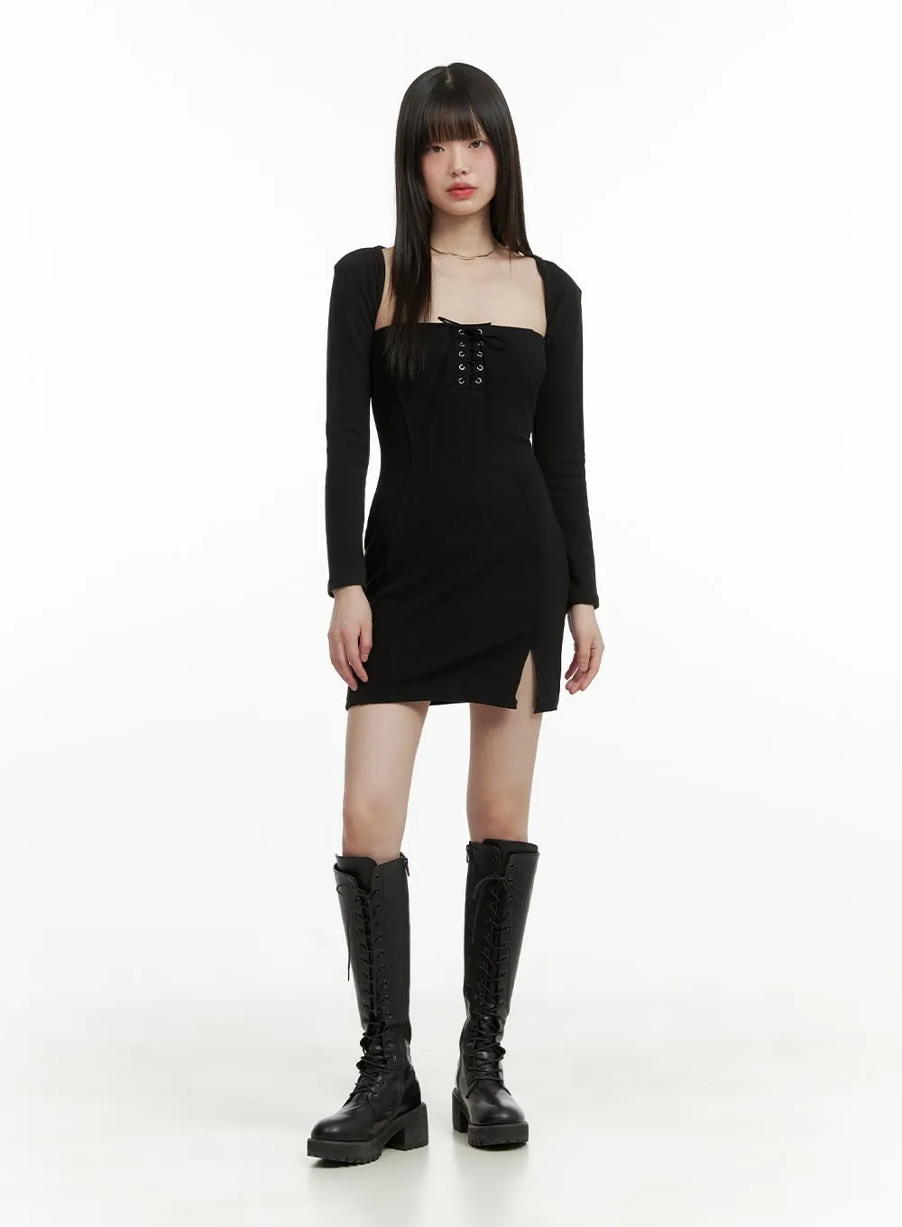 Corset Mini Dress with Bolero CY428 sold by Lewkin product image thumbnail 2