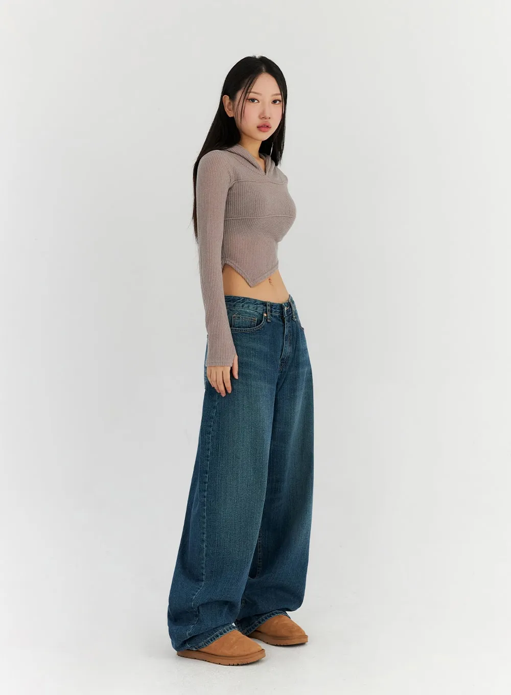 Oversized Wide Fit Jeans CN314 sold by Lewkin product image thumbnail 2