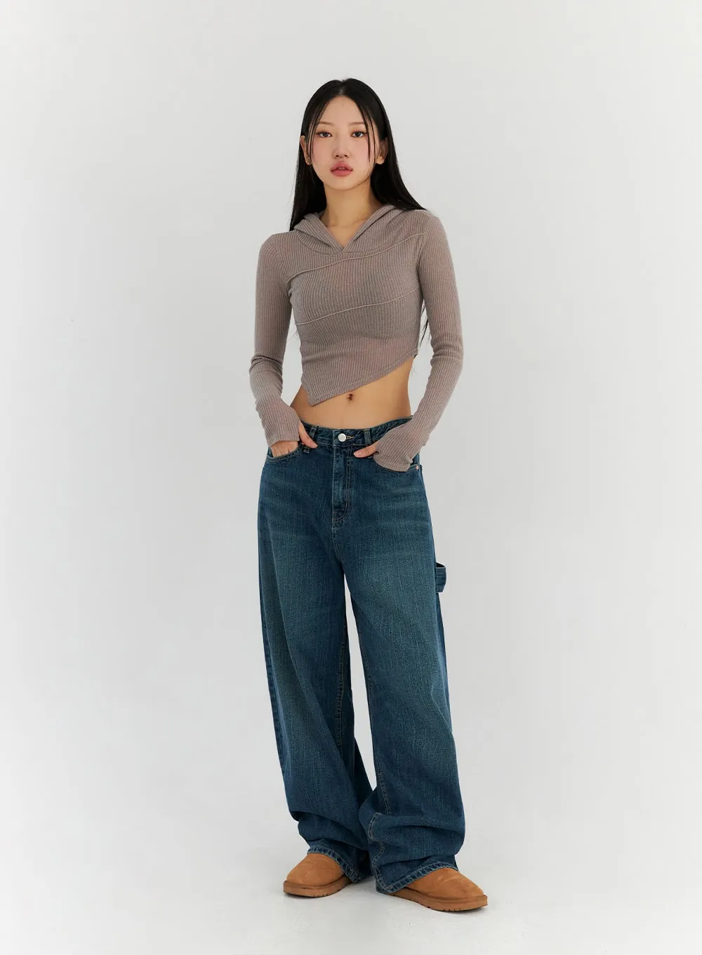 Oversized Wide Fit Jeans CN314 sold by Lewkin product image thumbnail 3