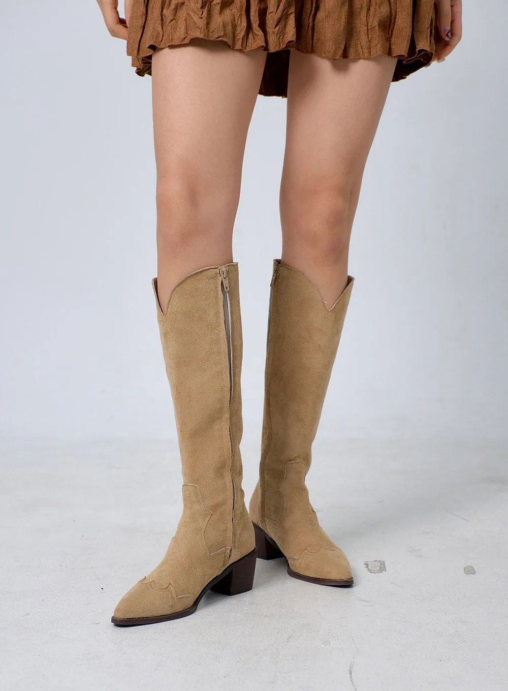 Western Knee High Boots BJ331 sold by Lewkin