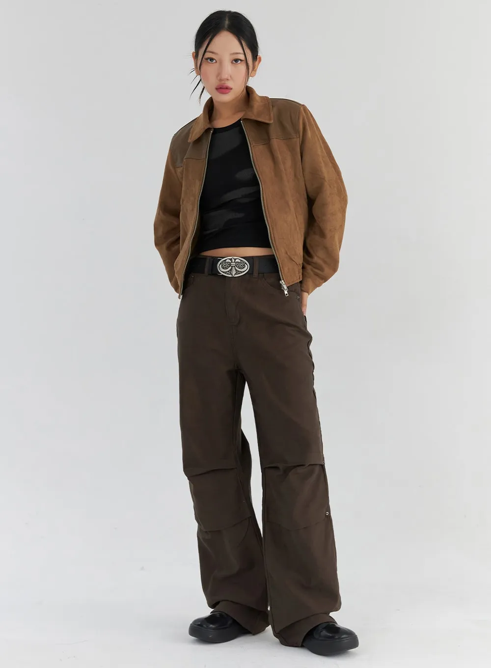 Cotton Wide Fit Pants CS321 sold by Lewkin