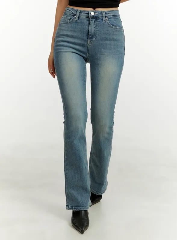 Classic Bootcut Jeans CY409 sold by Lewkin