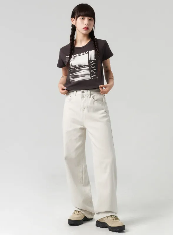 Wide Leg Color Pants CL317 sold by Lewkin