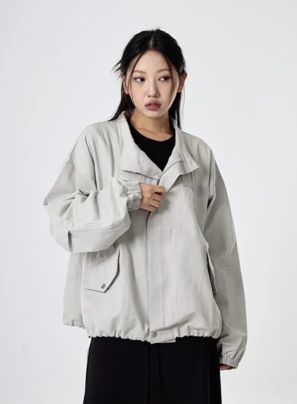 Loose Fit Cotton Jacket CG23 sold by Lewkin