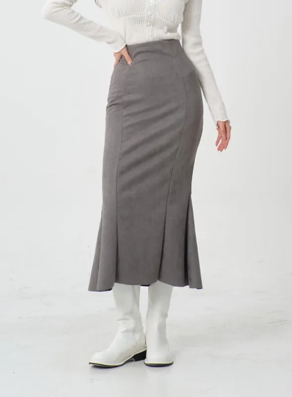 Simple Mermaid Long Skirt IO12 sold by Lewkin