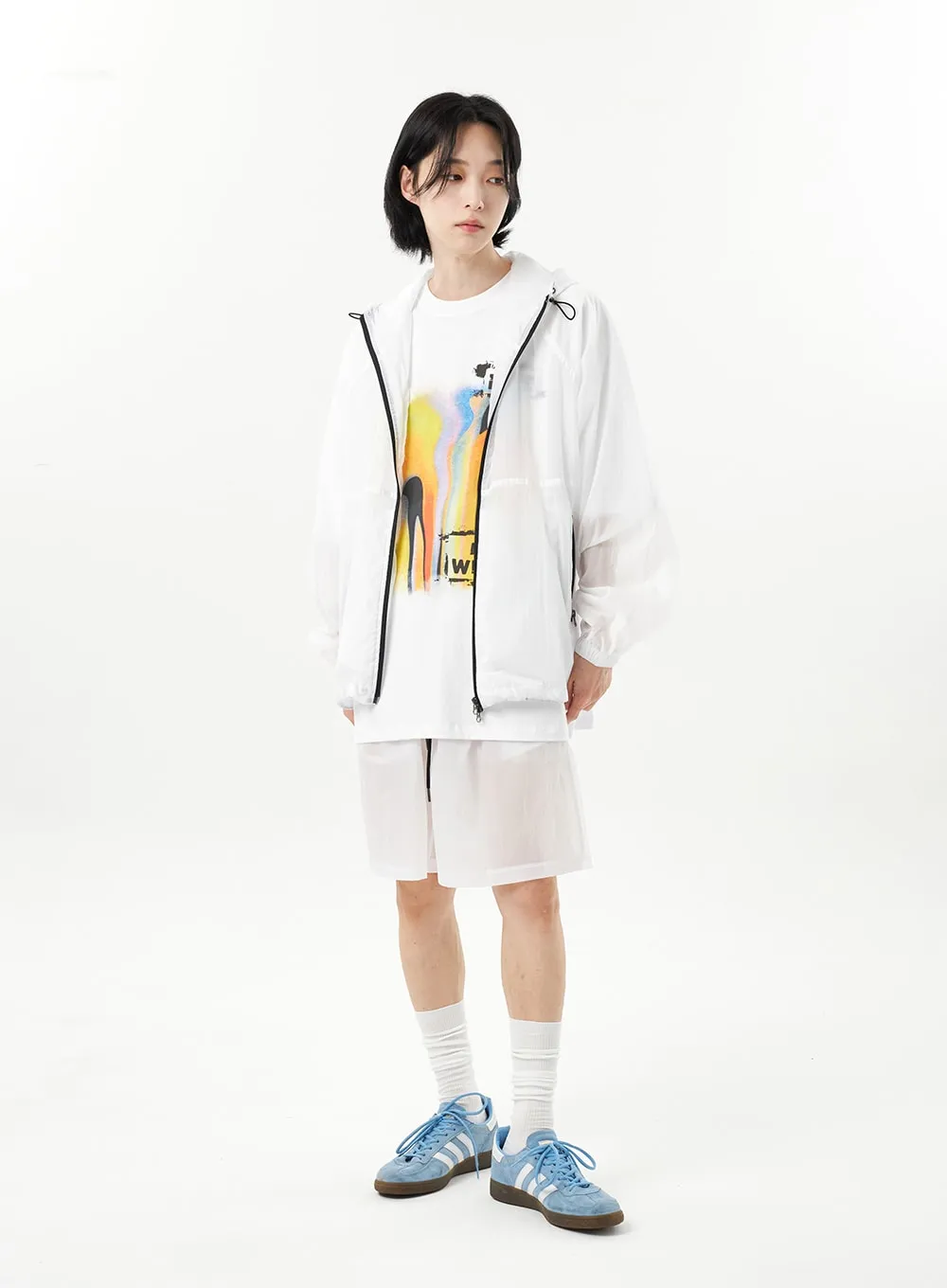 Nylon Bermuda Pants Unisex CU315 sold by Lewkin