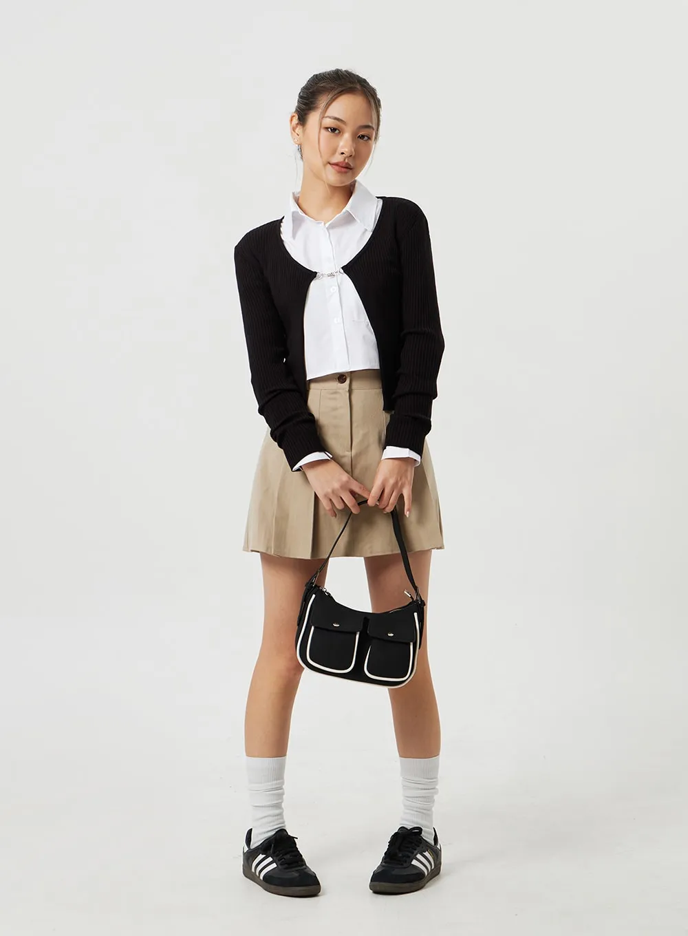 Ribbed Knit Cardigan CM303 sold by Lewkin product image thumbnail 3