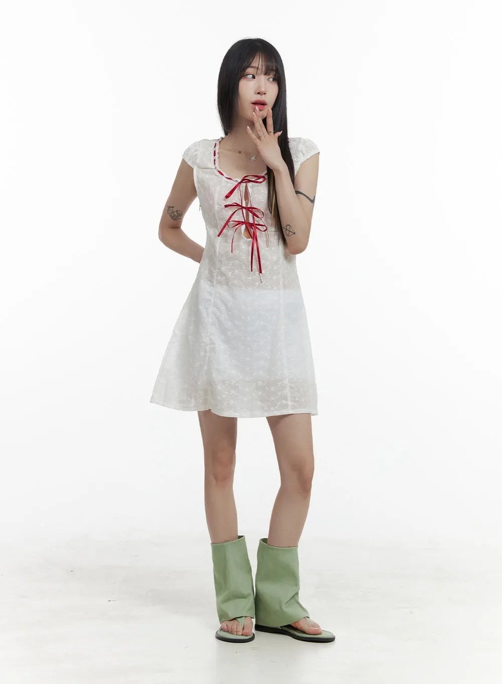 Sandal Midi Boots OA425 sold by Lewkin product image thumbnail 3