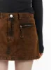 Vintage Washed Pocket Denim Mini Skirt CA402 sold by Lewkin