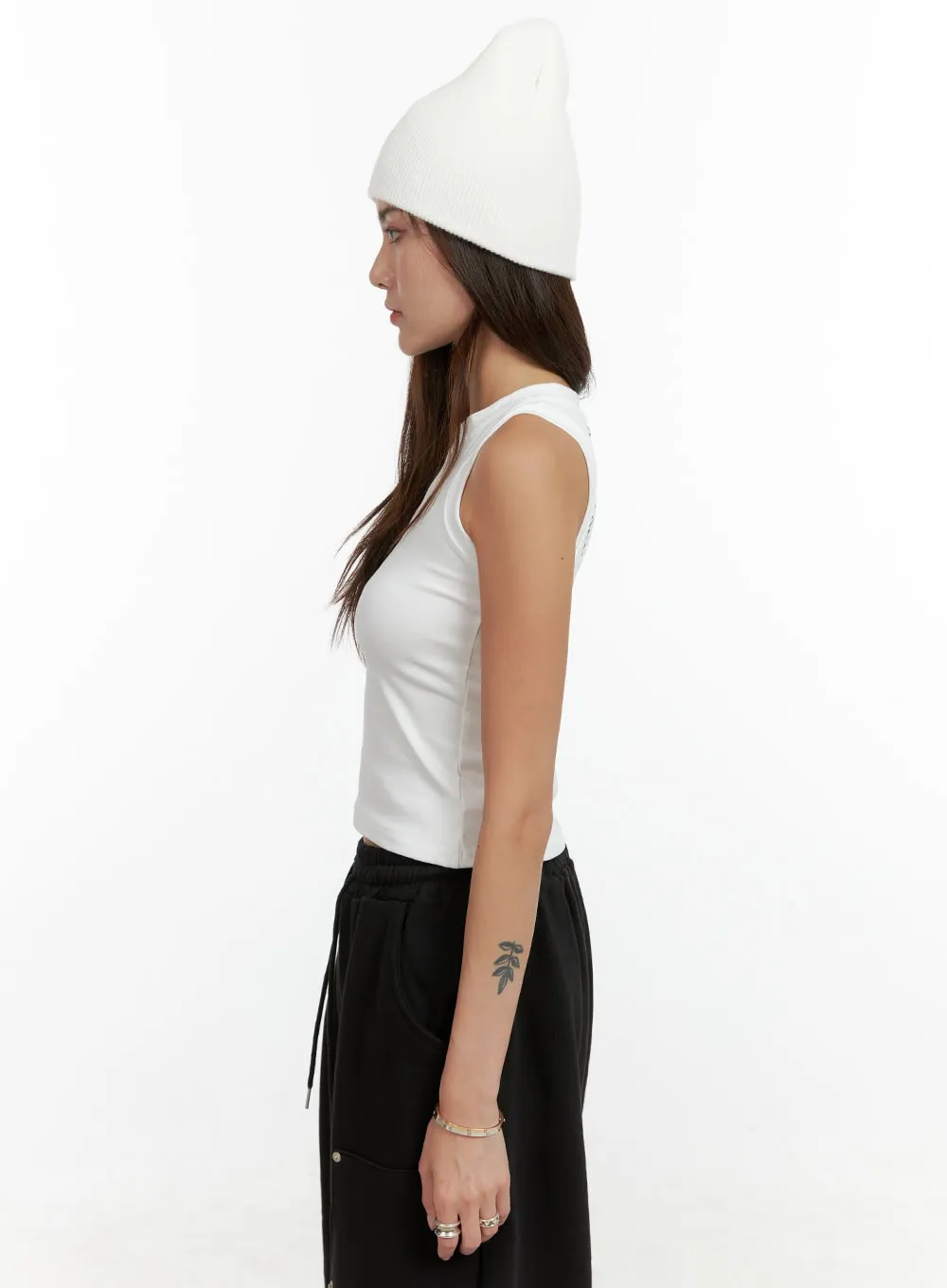 Back Lettering Tank Top CL405 sold by Lewkin product image thumbnail 5