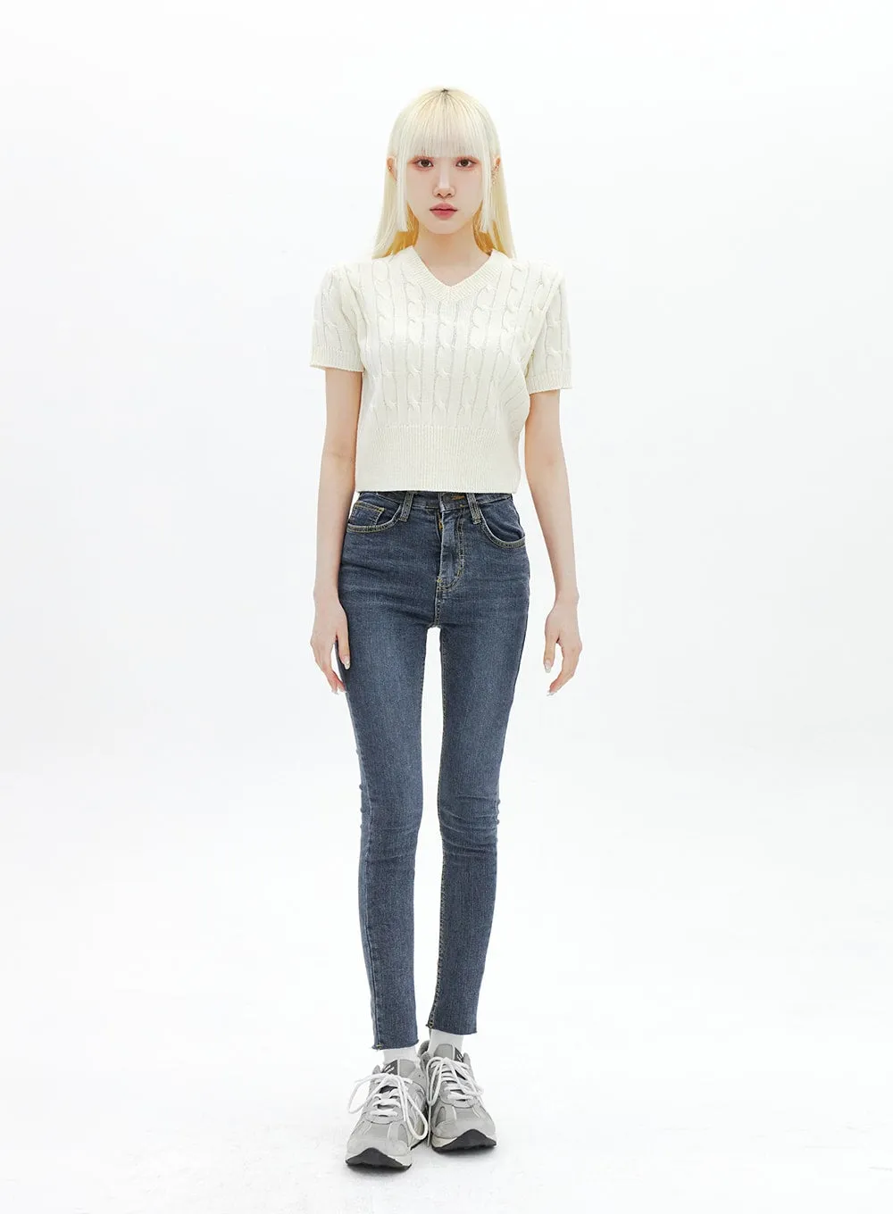 Skinny Ankle Jeans BA321 sold by Lewkin product image thumbnail 5