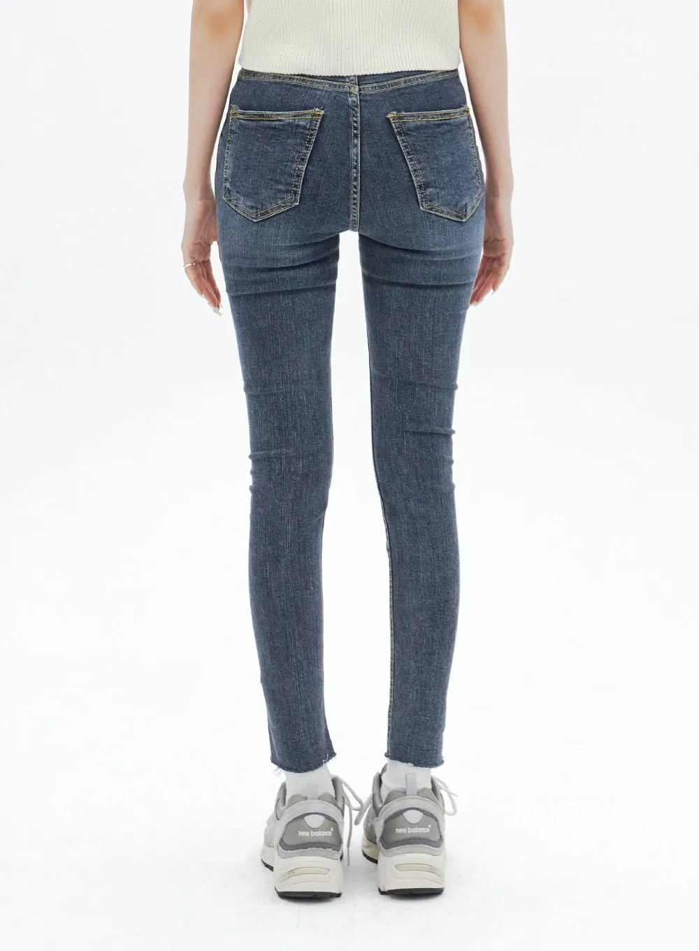 Skinny Ankle Jeans BA321 sold by Lewkin product image thumbnail 4