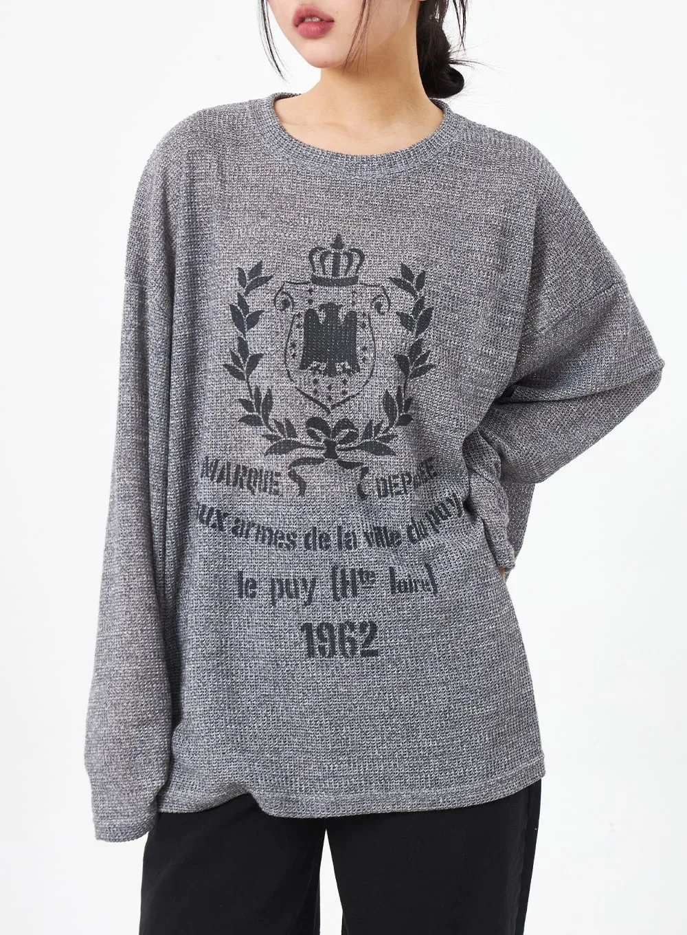 Oversized Sweater Unisex CA306 sold by Lewkin product image thumbnail 2